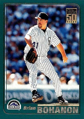 #117 Brian Bohanon - Colorado Rockies - 2001 Topps Baseball