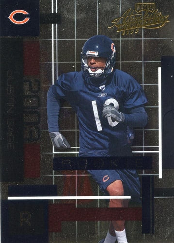 #117 Justin Gage - Chicago Bears - 2003 Playoff Absolute Memorabilia Football