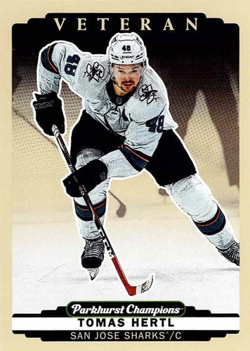 #117 Tomas Hertl - San Jose Sharks - 2022-23 Parkhurst Champions Hockey