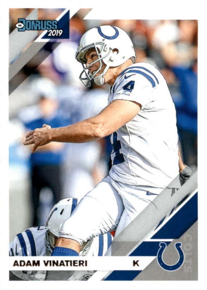 #117 Adam Vinatieri - Indianapolis Colts - 2019 Donruss Football