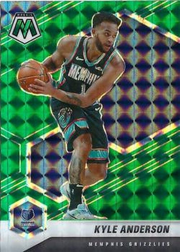 #117 Kyle Anderson - Memphis Grizzlies - 2020-21 Panini Mosaic - Mosaic Green Basketball