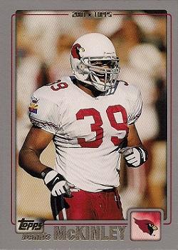 #117 Dennis McKinley - Arizona Cardinals - 2001 Topps Football