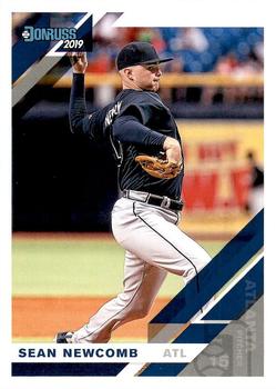 #117 Sean Newcomb - Atlanta Braves - 2019 Donruss Baseball