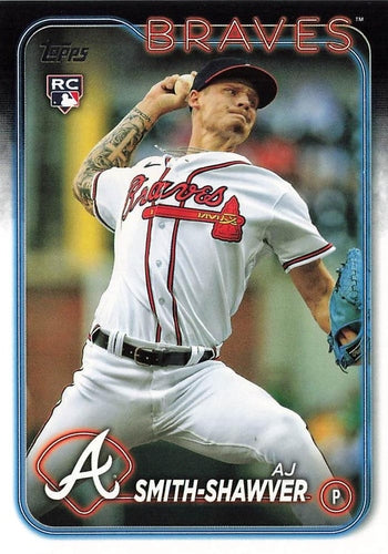 #117 AJ Smith-Shawver - Atlanta Braves - 2024 Topps Baseball