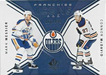 #117 Mark Messier / Connor McDavid - Edmonton Oilers - 2018-19 SP Authentic Hockey