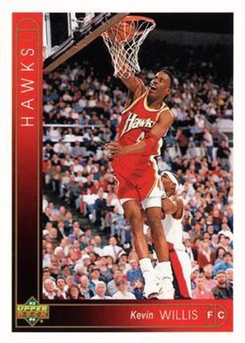 #117 Kevin Willis - Atlanta Hawks - 1993-94 Upper Deck Basketball