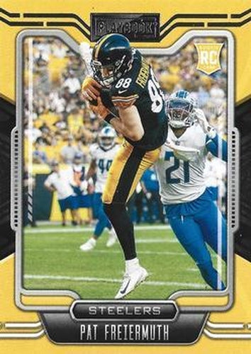 #117 Pat Freiermuth - Pittsburgh Steelers - 2021 Panini Playbook Football