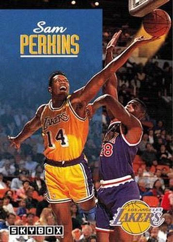 #117 Sam Perkins - Los Angeles Lakers - 1992-93 SkyBox Basketball