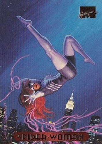 #117 Spider-Woman - 1994 Fleer Marvel Masterpieces Hildebrandt Brothers