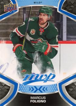 #117 Marcus Foligno - Minnesota Wild - 2021-22 Upper Deck MVP - Blue Hockey