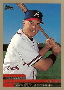#T117 Wally Joyner - Atlanta Braves - 2000 Topps Traded & Rookies Baseball