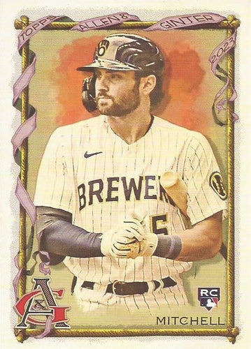 #117 Garrett Mitchell - Milwaukee Brewers - 2023 Topps Allen & Ginter Baseball