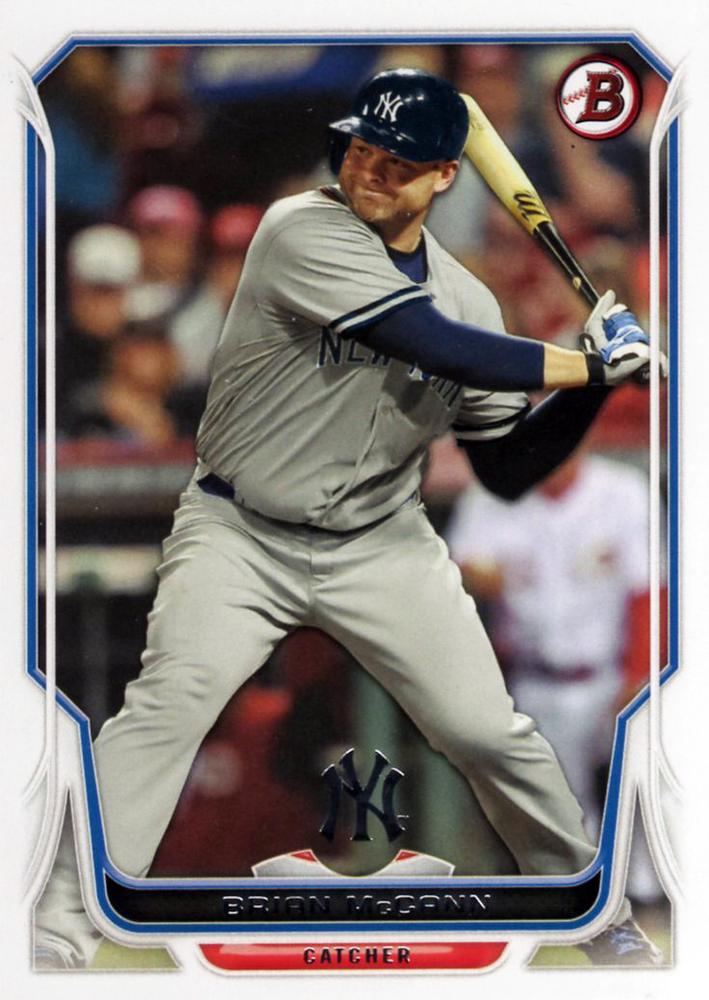 #117 Brian McCann - New York Yankees - 2014 Bowman Baseball