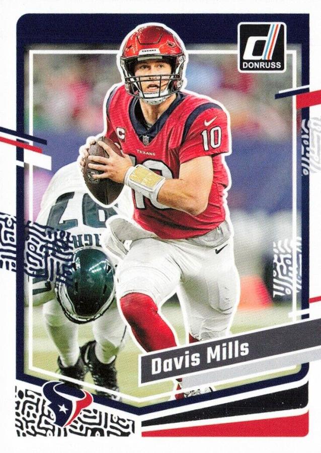 #117 Davis Mills - Houston Texans - 2023 Donruss Football