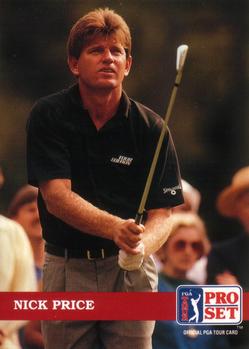 #117 Nick Price - 1992 Pro Set PGA Tour Golf
