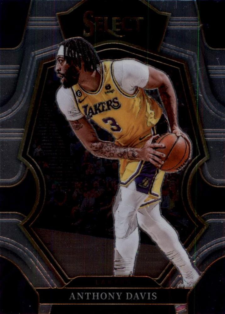 #117 Anthony Davis - Los Angeles Lakers - 2022-23 Panini Select Basketball