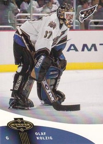 #117 Olaf Kolzig - Washington Capitals - 2000-01 Upper Deck Heroes Hockey
