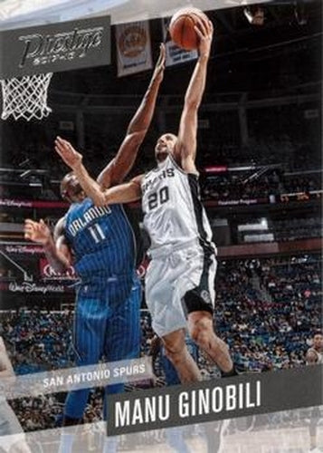 #117 Manu Ginobili - San Antonio Spurs - 2017-18 Panini Prestige Basketball