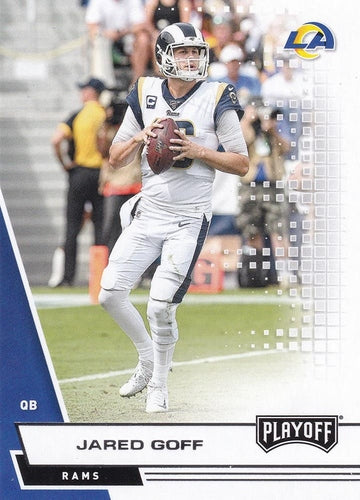 #117 Jared Goff - Los Angeles Rams - 2020 Panini Playoff Football