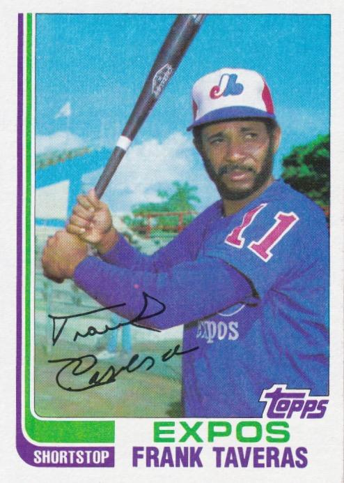 #118T Frank Taveras - Montreal Expos - 1982 Topps Traded Baseball