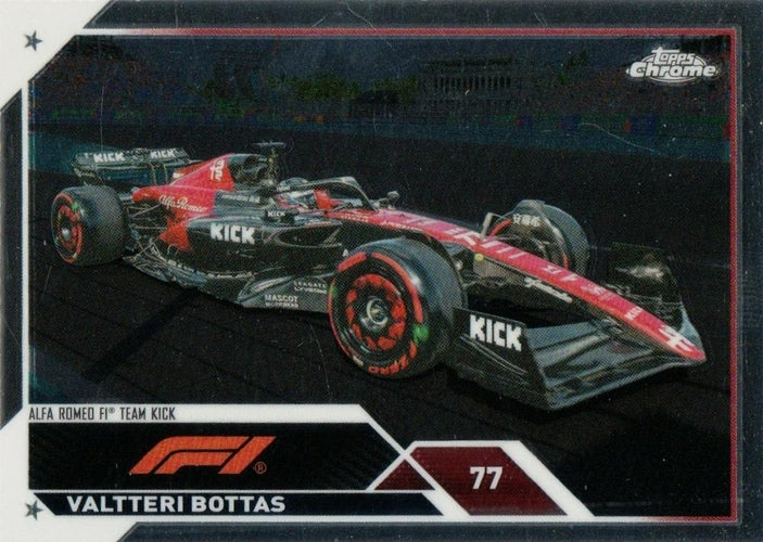 #118 Valtteri Bottas - Alfa Romeo F1 Team Kick - 2023 Topps Chrome Formula 1 Racing