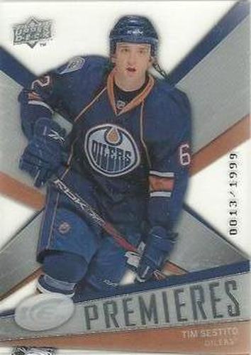 #118 Tim Sestito - Edmonton Oilers - 2008-09 Upper Deck Ice Hockey