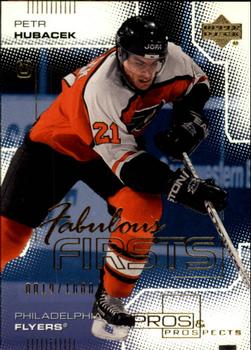 #118 Petr Hubacek - Philadelphia Flyers - 2000-01 Upper Deck Pros & Prospects Hockey