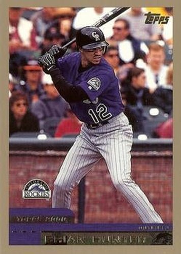 #T118 Brian Hunter - Colorado Rockies - 2000 Topps Traded & Rookies Baseball