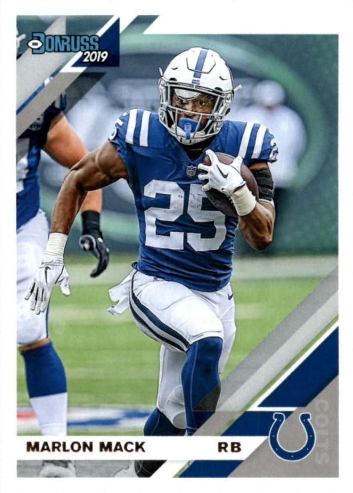 #118 Marlon Mack - Indianapolis Colts - 2019 Donruss Football