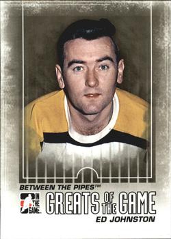 #118 Ed Johnston - Boston Bruins - 2009-10 In The Game Between The Pipes Hockey