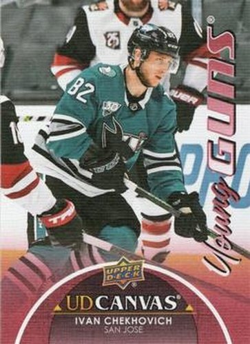 #C118 Ivan Chekhovich - San Jose Sharks - 2021-22 Upper Deck - UD Canvas Hockey
