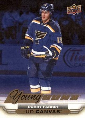 #C118 Robby Fabbri - St. Louis Blues - 2015-16 Upper Deck - UD Canvas Hockey