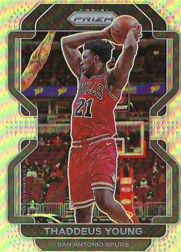 #118 Thaddeus Young - San Antonio Spurs - 2021-22 Panini Prizm - Silver Basketball
