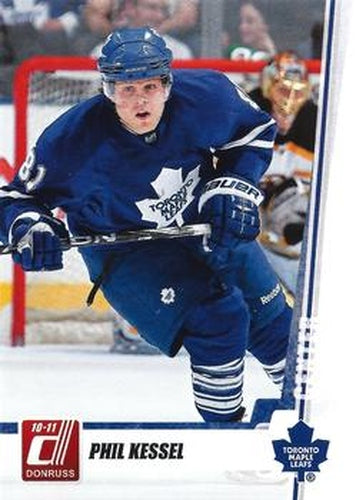 #118 Phil Kessel - Toronto Maple Leafs - 2010-11 Donruss Hockey