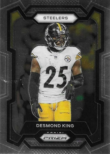 #118 Desmond King - Pittsburgh Steelers - 2023 Panini Prizm Football