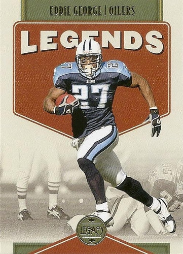#118 Eddie George - Tennessee Oilers - 2022 Panini Legacy Football
