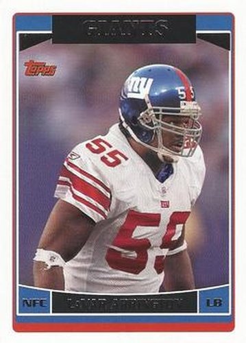 #118 LaVar Arrington - New York Giants - 2006 Topps Football