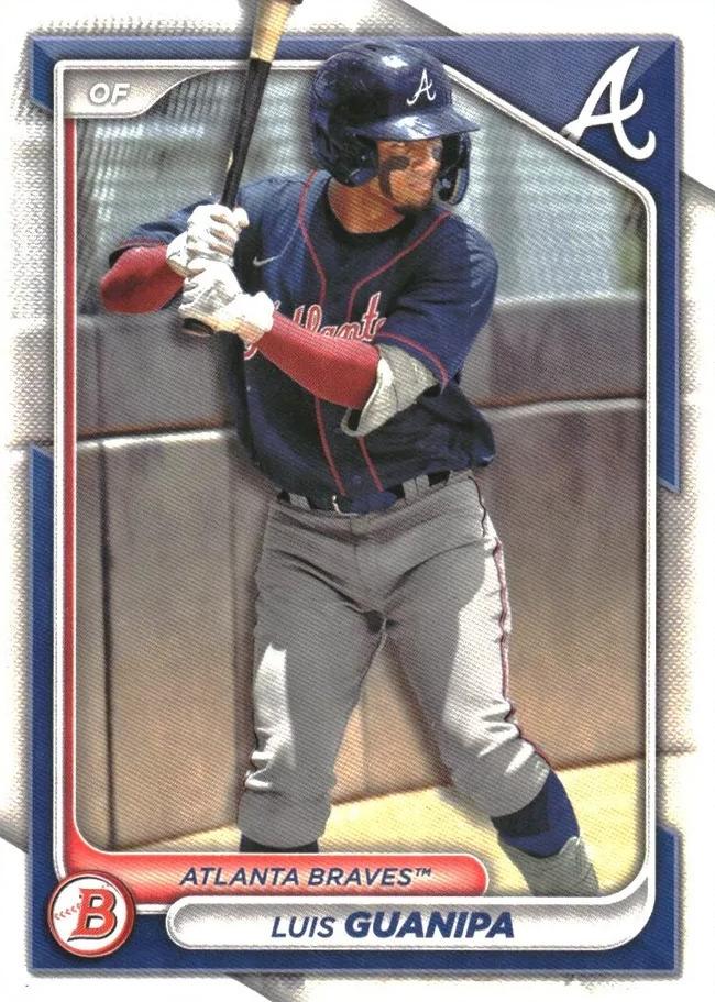 #BP-118 Luis Guanipa - Atlanta Braves - 2024 Bowman - Prospects Baseball