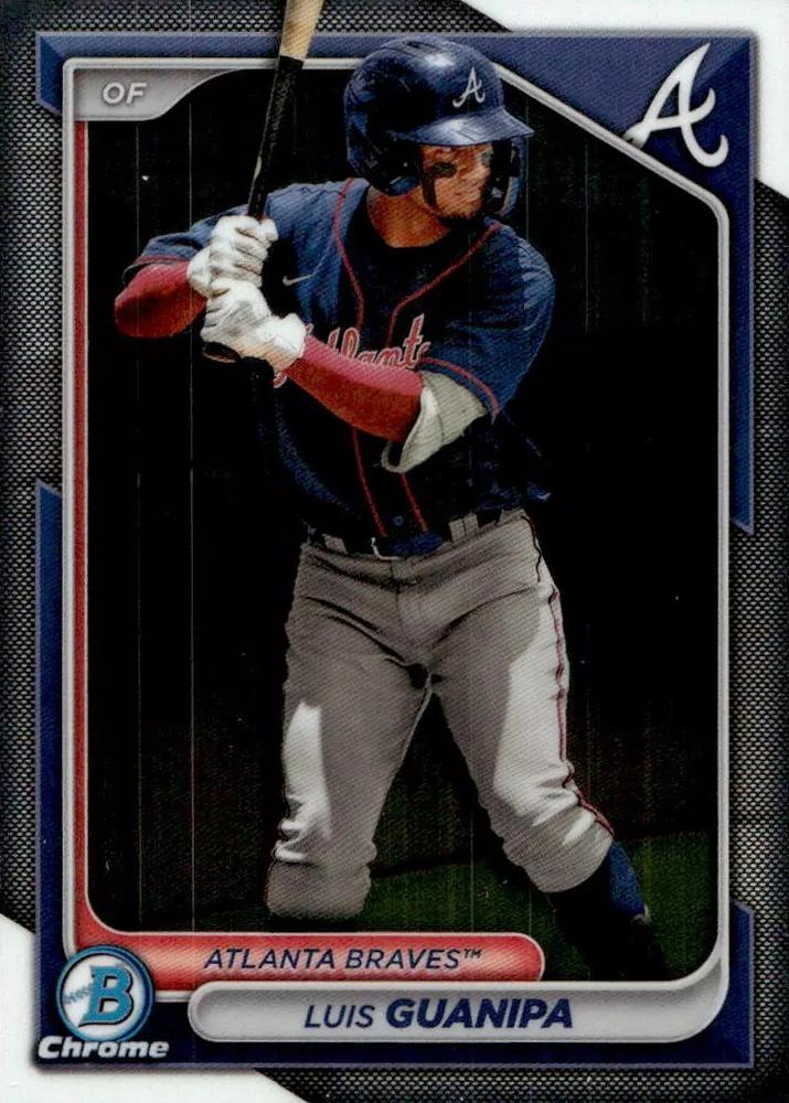 #BCP-118 Luis Guanipa - Atlanta Braves - 2024 Bowman - Chrome Prospects Baseball