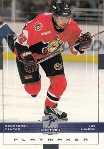 #118 Joe Juneau - Ottawa Senators - 1999-00 Upper Deck Wayne Gretzky Hockey