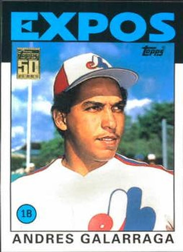 #T118 Andres Galarraga - Montreal Expos - 2001 Topps Traded & Rookies Baseball