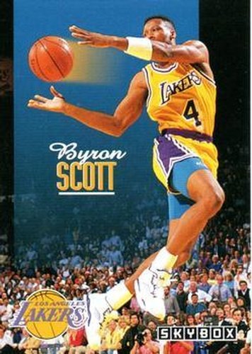 #118 Byron Scott - Los Angeles Lakers - 1992-93 SkyBox Basketball