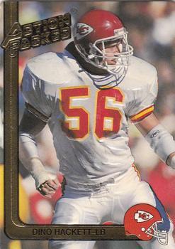 #118 Dino Hackett - Kansas City Chiefs - 1991 Action Packed Football