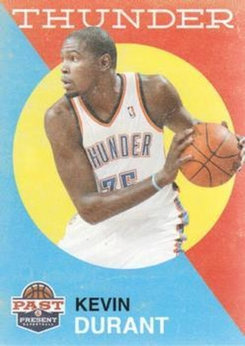 #118 Kevin Durant - Oklahoma City Thunder - 2011-12 Panini Past & Present Basketball