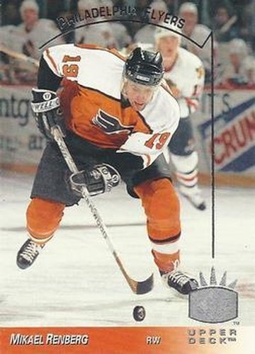 #118 Mikael Renberg - Philadelphia Flyers - 1993-94 Upper Deck - SP Hockey