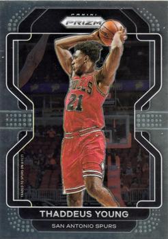 #118 Thaddeus Young - San Antonio Spurs - 2021-22 Panini Prizm Basketball
