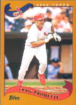 #118 Craig Paquette - St. Louis Cardinals - 2002 Topps Baseball