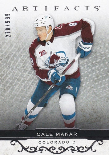 #118 Cale Makar - Colorado Avalanche - 2021-22 Upper Deck Artifacts Hockey