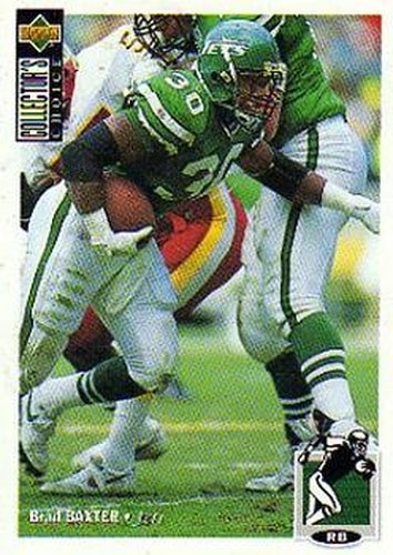 #118 Brad Baxter - New York Jets - 1994 Collector's Choice Football