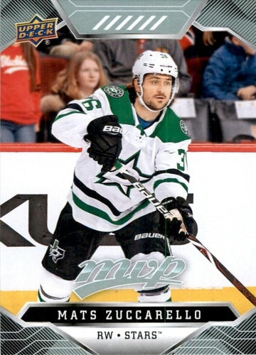 #118 Mats Zuccarello - Dallas Stars - 2019-20 Upper Deck MVP Hockey